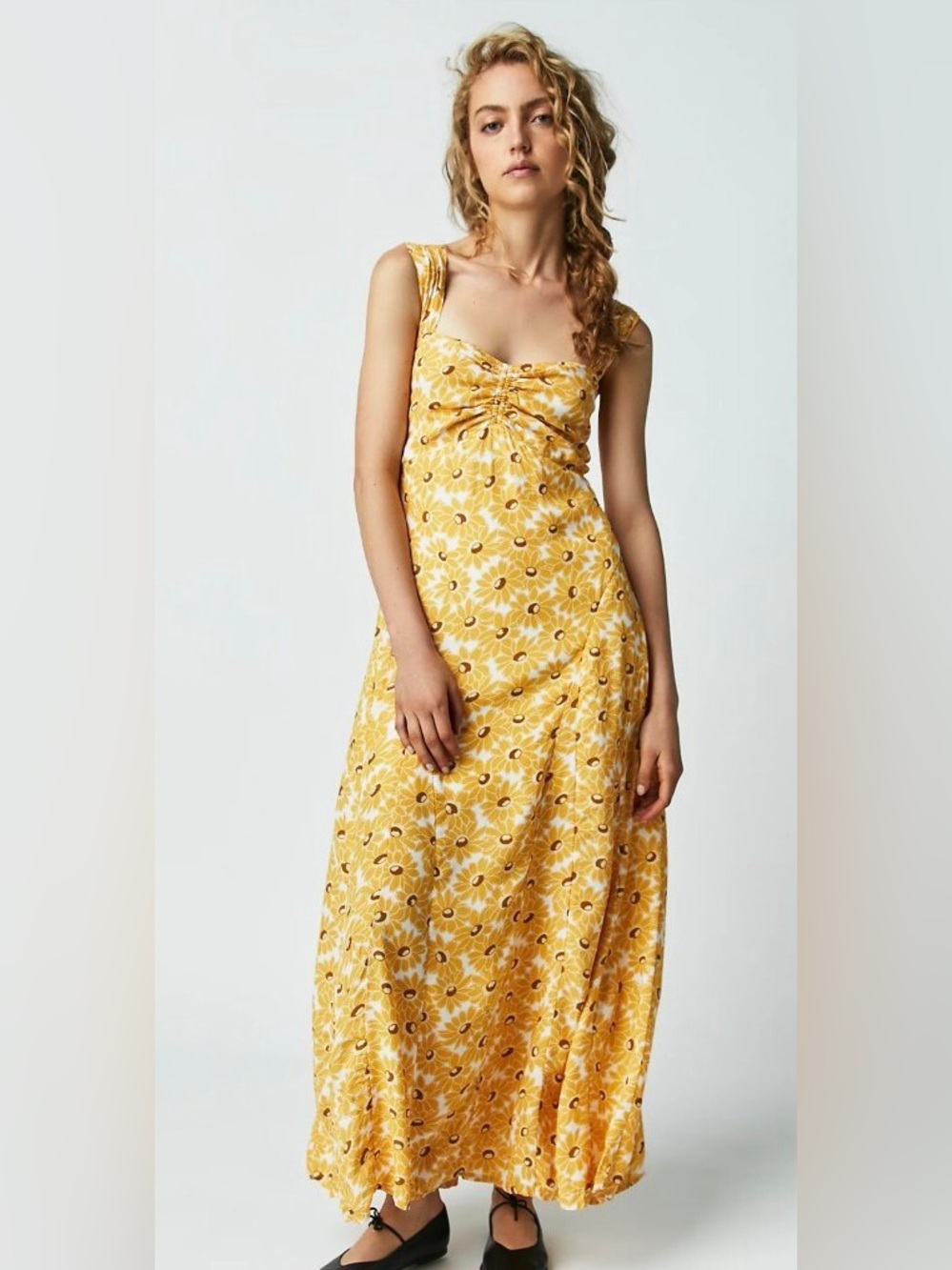 NWT Free People Rosalee Midi Dress